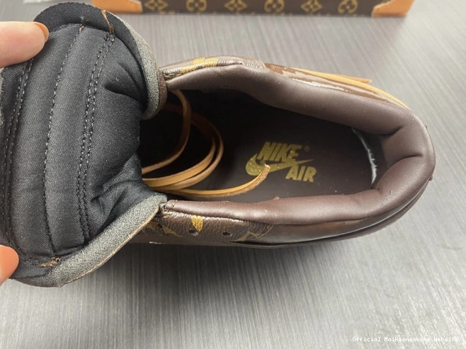 Official Maikesneakers AJ1 LOW Air 1 OW x Off-Louis Jordan 0708